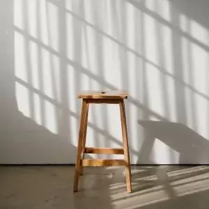 사각 원목 스툴 화장대의자 바스툴 대 소