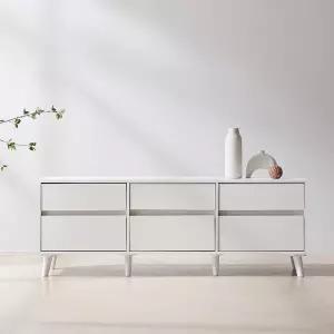 보루네오 마르체 이든 1500 6단서랍 TV다이 높은 거실장 BKC744C