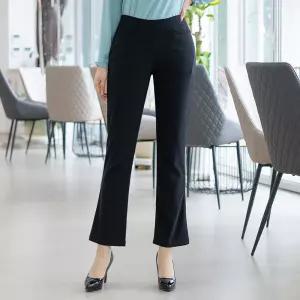 [모슬린]엄마옷 스판 밴딩 부츠컷 바지 303FGH036 마담중년여성빅사이즈50대60대