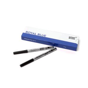 몽블랑 볼펜 리필심 (F) 로얄 블루 2개입 128213