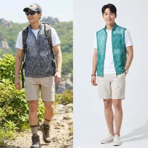 모렉스 남성 여름 단체복 유니폼 파워 망사 조끼 등산복 작업 메쉬 경량 아우터