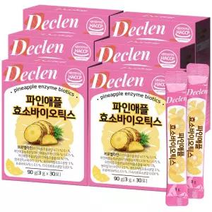 디클렌 브로멜라인 파인애플 효소 프로바이오틱스 6박스