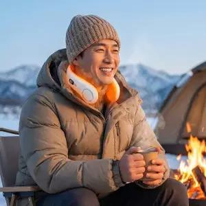 휴대용 넥워머 넥히터 7200mAh 대용량 목 온열 넥밴드