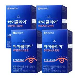 아이클리어 루테인 아스타잔틴, 30캡슐, 4개