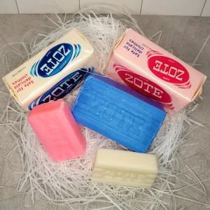 멕시코 조트비누 400g 생분해성 천연성분 함유 세탁 청소 만능비누