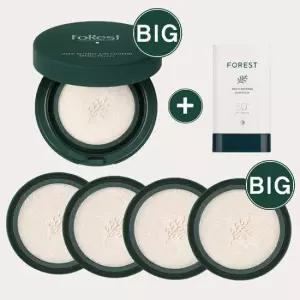 포레스트 멀티디펜스 빅 선쿠션？20g？본품1 + 20g리필4 + 선스틱