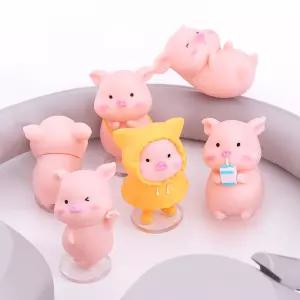 인테리어 소품 미니 돼지 피규어 오브제 세트 GHD09
