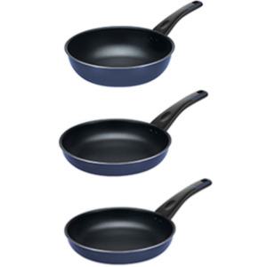 도루코 퓨어라이트애쉬블루 프라이팬 3종세트(20cm + 28cm + 웍 28cm 궁중팬) gi