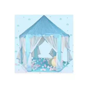 RR 헥사 유아 어린이 미니 텐트 (블루) 놀이집 볼풀 휴대용 놀이방