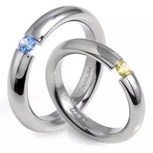 T-388 DIA CO 다이아몬드 티타늄 커플링 반지 이니셜무료 무료배송 맞춤제작 평생AS