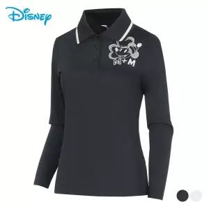 [하프클럽/디즈니골프]여성 캐릭터 PK 긴팔 카라 티셔츠 DN1LTS003