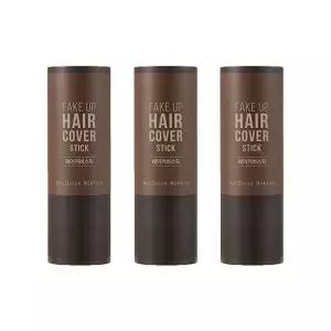 [유통기한 임박] 페이크 업 헤어 커버스틱, 다크브라운, 2.5g, 3개