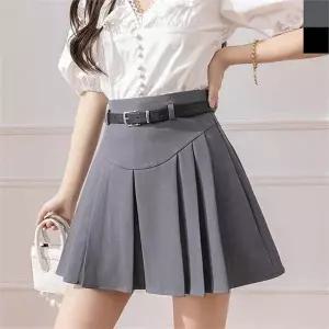 [오노마] ONM 여성 플리츠 미커트 1P 주름 치마바지 벨트포함 (S10173883)