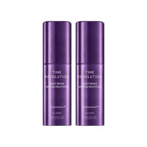 미샤 타임 레볼루션 나이트리페어 앰플밤 스틱, 10g, 2개