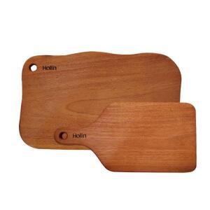 [홀린] Holin 마호가니 통원목 수제 도마 버블+스퀘어 SET 컷팅보드