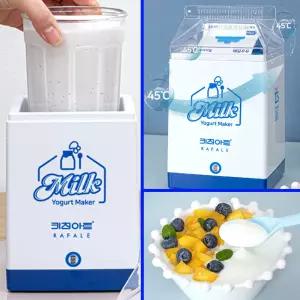 꾸덕한 요거트 요구르트 제조기계 메이커 만드는 만들 그릭 수제 가정용 우유팩그대로넣고 플레인 집에서