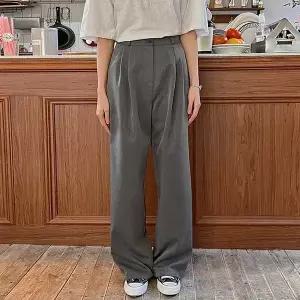 핫핑 [셋업가능] 로엘브 핀턱 와이드 롱슬랙스