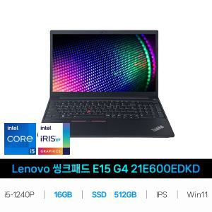 IT_씽크패드 E15 G4 21E600EDKD Win11/RAM 16GB/SSD 512GB교체 재고보유