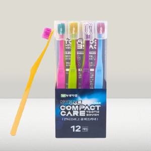 바른생활 초극세모 칫솔 12개입