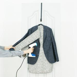 [한즈홈] 스팀다리미 폴더매트 다리미판 (도어후크+팔패드) 그레이패브릭.  e