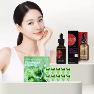 [에코브런치] 즉각쿨링 알로에 카밍 젤 크림 캡슐/이데베논 스킨 부스터 앰플 골라담기