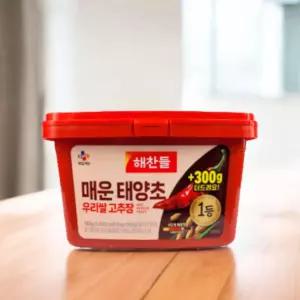 해찬들 우리쌀 매운고추장 1.5kg+300g 맛있게 매운 식자재 감칠맛 1.8kg 1개 엄마손맛 갖은양념