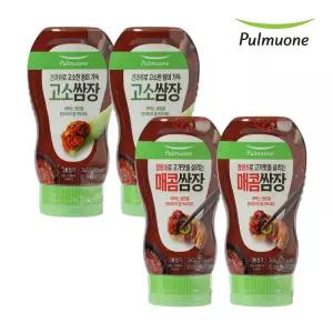 풀무원 튜브형 고소쌈장2개+매콤쌈장2개