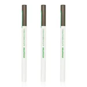 이니스프리 납작 아이브로우 펜슬 0.3g 7호 밤새고 달콤한 허니 브라운 3개