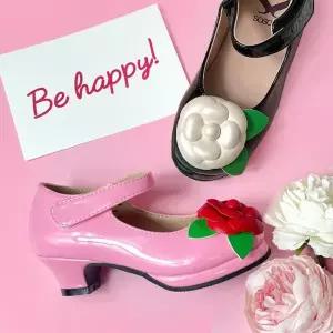 여아구두 까멜리아 굽구두 연주회 새학기 플라워 160-230