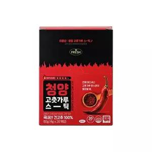 [대풍년영농조합법인]대풍년 고추이야기 고춧가루 청양스틱 1BOX 80g(4gx20스틱)
