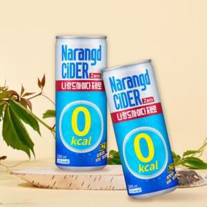 동아오츠카  나랑드사이다 제로 245ml 캔 1박스(30입)