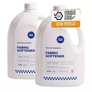 [생활백서]드럼/일반세탁기 겸용 섬유유연제 2.5L x 2개