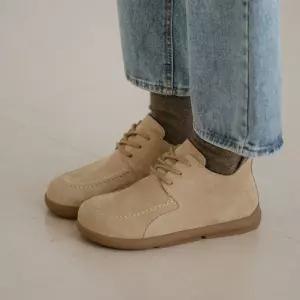 SOVO 커뮤즈 소가죽 퍼안감 단화 2cm