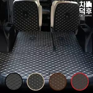[차덕후]자동차 그랑 콜레오스 퀄팅 가죽 트렁크매트 차량용 차박매트