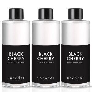 코코도르 1+1+1 퍼퓸 디퓨저 리필액 블랙체리 x 200ml x 3개