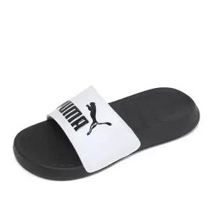 [보리보리/푸마 슈즈]푸마 PUMA 팝캣 20 슬라이드 공용 사무실 스포츠 슬리퍼 블랙 372279-09