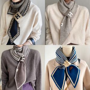 5종 쁘띠 고리 니트 머플러 짧은 목도리 겨울 여성 숏머플러 모은