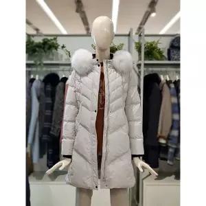 갤러리아 크로커다일레이디 폭스퍼 후드 오리털 롱 패딩점퍼 CLDWDW107