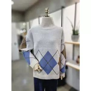 [NS홈쇼핑]ABFZ[2컬러]마른모 폴라 하프 니트(ABZ1HW42)[34827159]