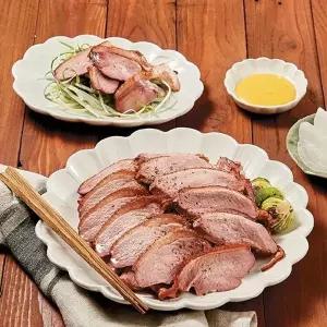 [NS홈쇼핑]무항생제 오리훈제 슬라이스 200g 5팩+소스2+오리떡갈비 1팩..[33397604]