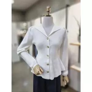 [NS홈쇼핑]ABFZ[3컬러] 장식버튼 플레어 숏 가디건(ABZ1HY45)[34861066]