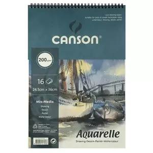 캔손 엠보싱스케치북 200G 8절 16매 W5C46F7