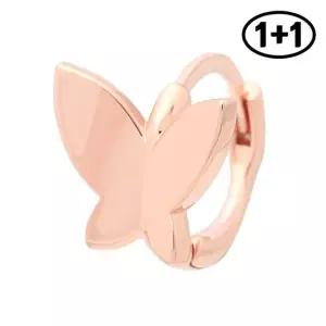 14K 골드핀 셀린 나비 링 피어싱 1+1