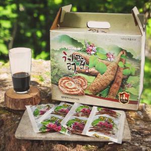 칡즙의 효능 생칡즙탕액 직접캔 알칡 갈근 남자 갱년기 100ml 60포