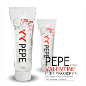고려티엠 페페 발렌타인 클리어젤 250ml 글라이드 수용성 러브 마사지젤 페페젤