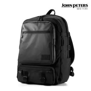 존피터뉴욕 더블체크 공용 백팩 7007M 블랙