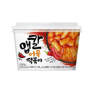 맵칼 어묵떡볶이 즉석조리 용기컵 220g x 3개