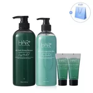 오프레시 지성 두피강화 비듬케어 쿨샴푸 헤어팩 선물세트 탈모완화기능성)