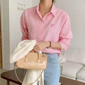 [헤레이스]스마일자수 ST셔츠 YMSH24SS081_P353600620