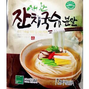 새한 잔치국수분말 1KG 국수분말 잔치분말 잔치국수가루 가공식품 밀면